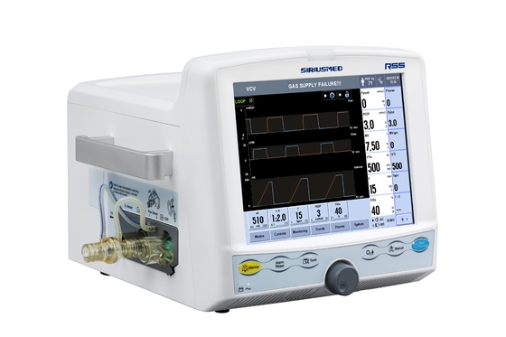 100-240V 50/60 हर्ट्ज रोगी वेंटीलेटर मशीन सत्यापित कम शोर
