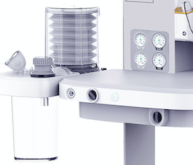एलसीडी कलर स्क्रीन के साथ O2 AIR पशु चिकित्सा संवेदनाहारी मशीन