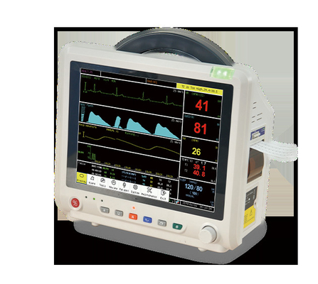 मल्टी पैरामीटर मेडिकल पेशेंट मॉनिटर PM5000 12 इंच ईसीजी वेवफॉर्म